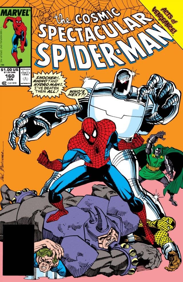 The Spectacular Spider-Man #160 cover