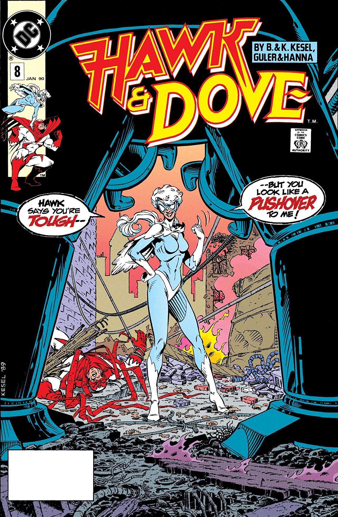 Hawk and Dove #8 cover