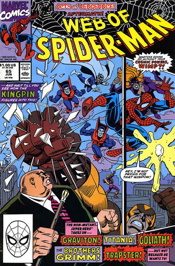 Web of Spider-Man #65 cover
