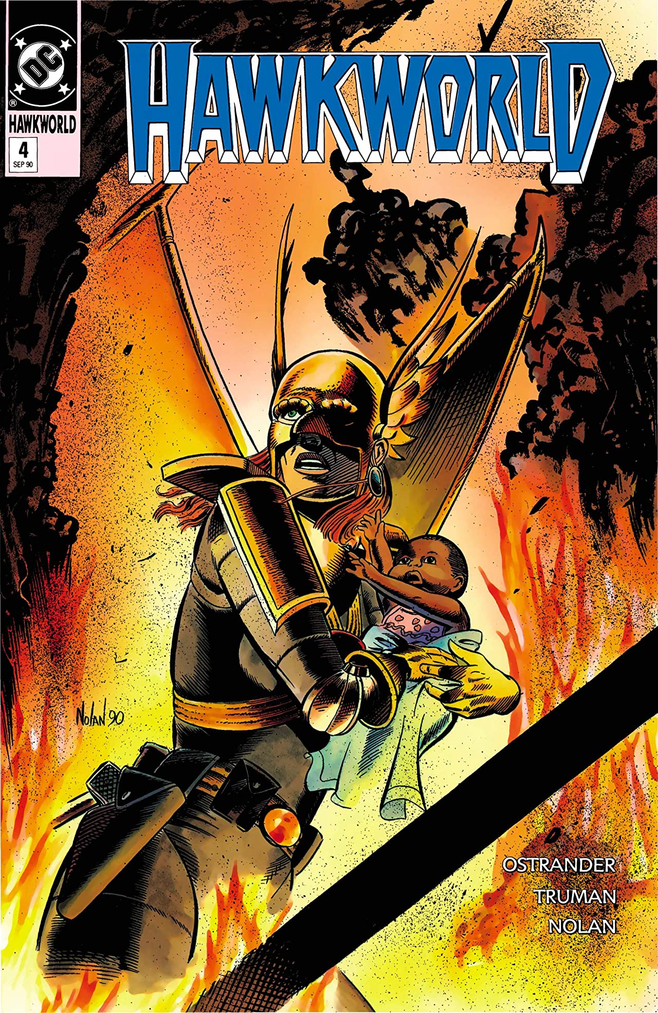 Hawkworld #4 cover