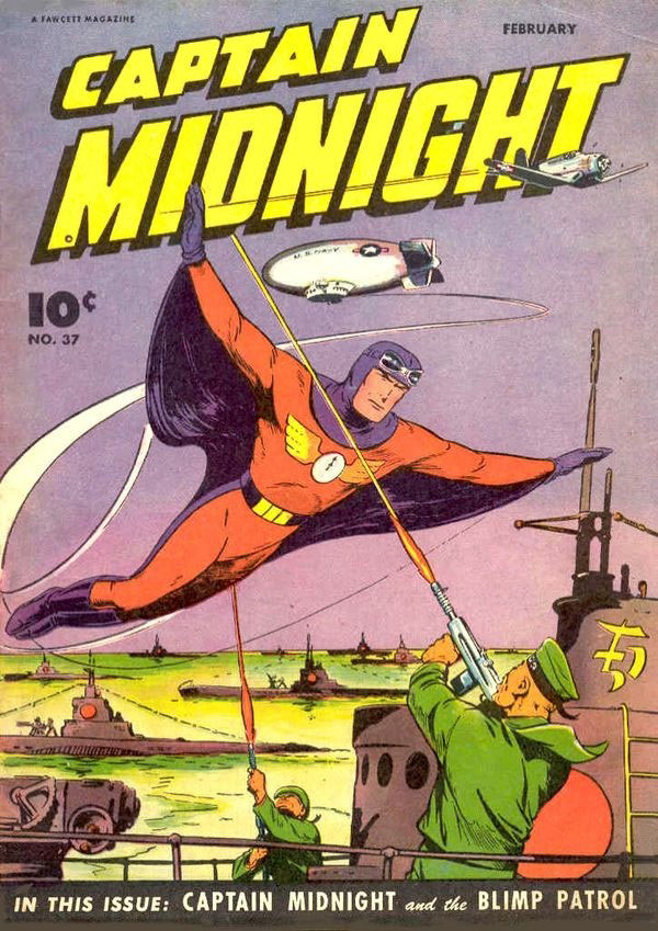 Captain Midnight #37 cover