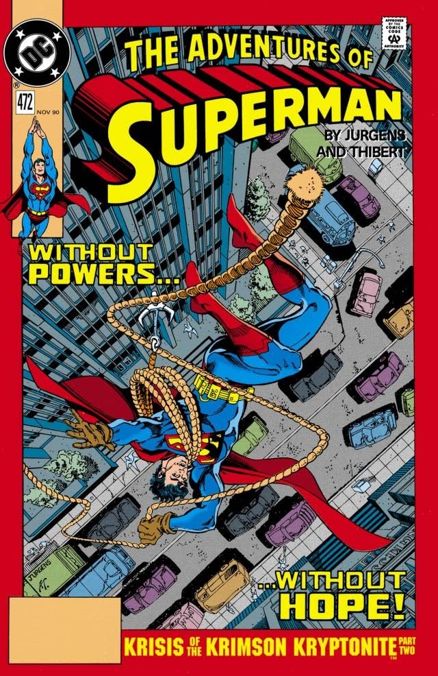 Adventures of Superman #472 cover