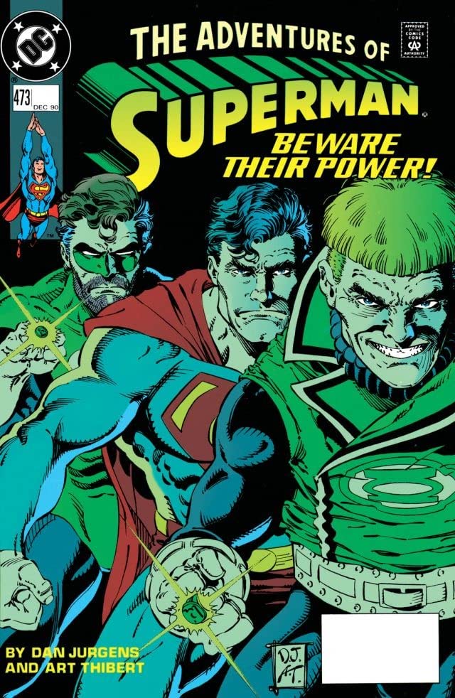 Adventures of Superman #473 cover