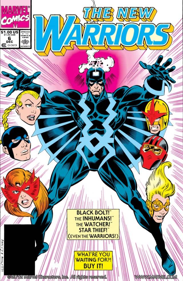 The New Warriors #6 cover