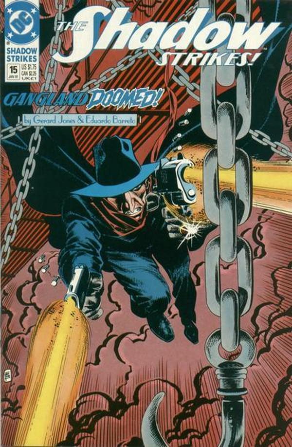 The Shadow Strikes #15 cover