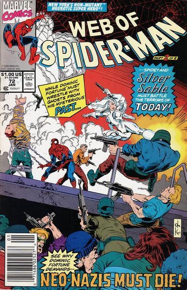 Web of Spider-Man #72 cover