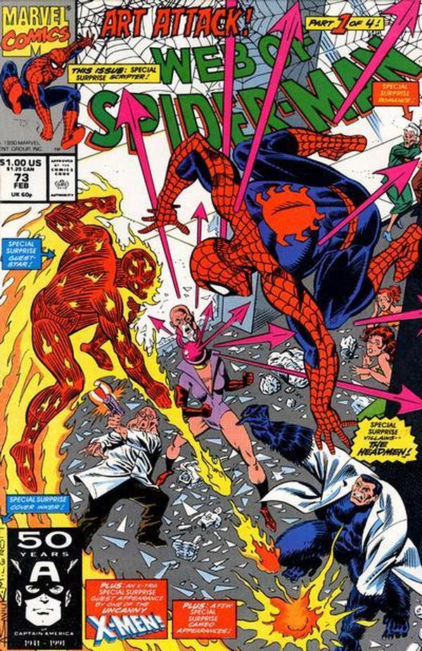 Web of Spider-Man #73 cover