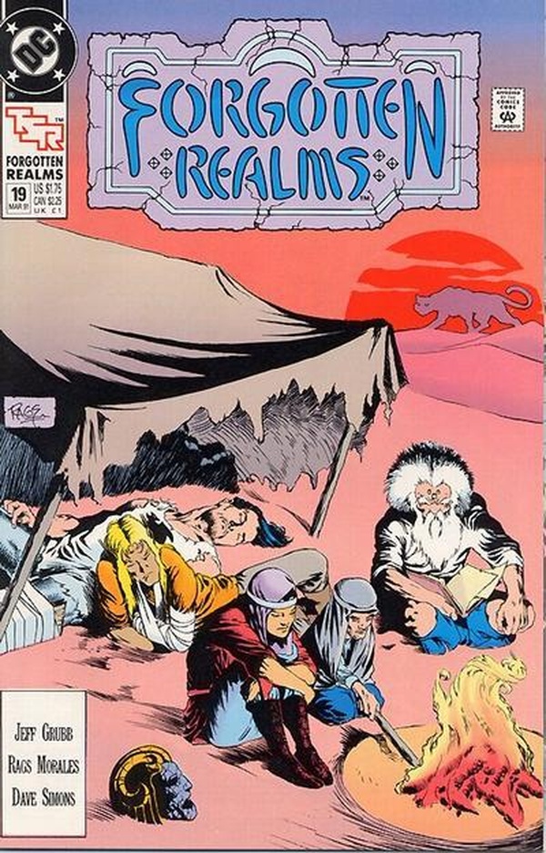Forgotten Realms Comic Book #19 cover