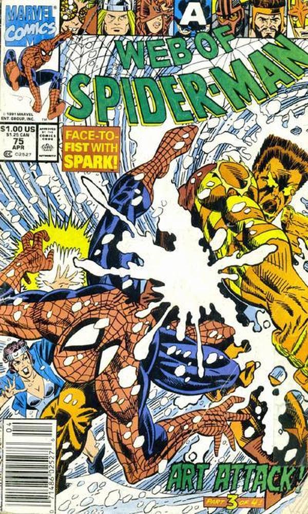 Web of Spider-Man #75 cover
