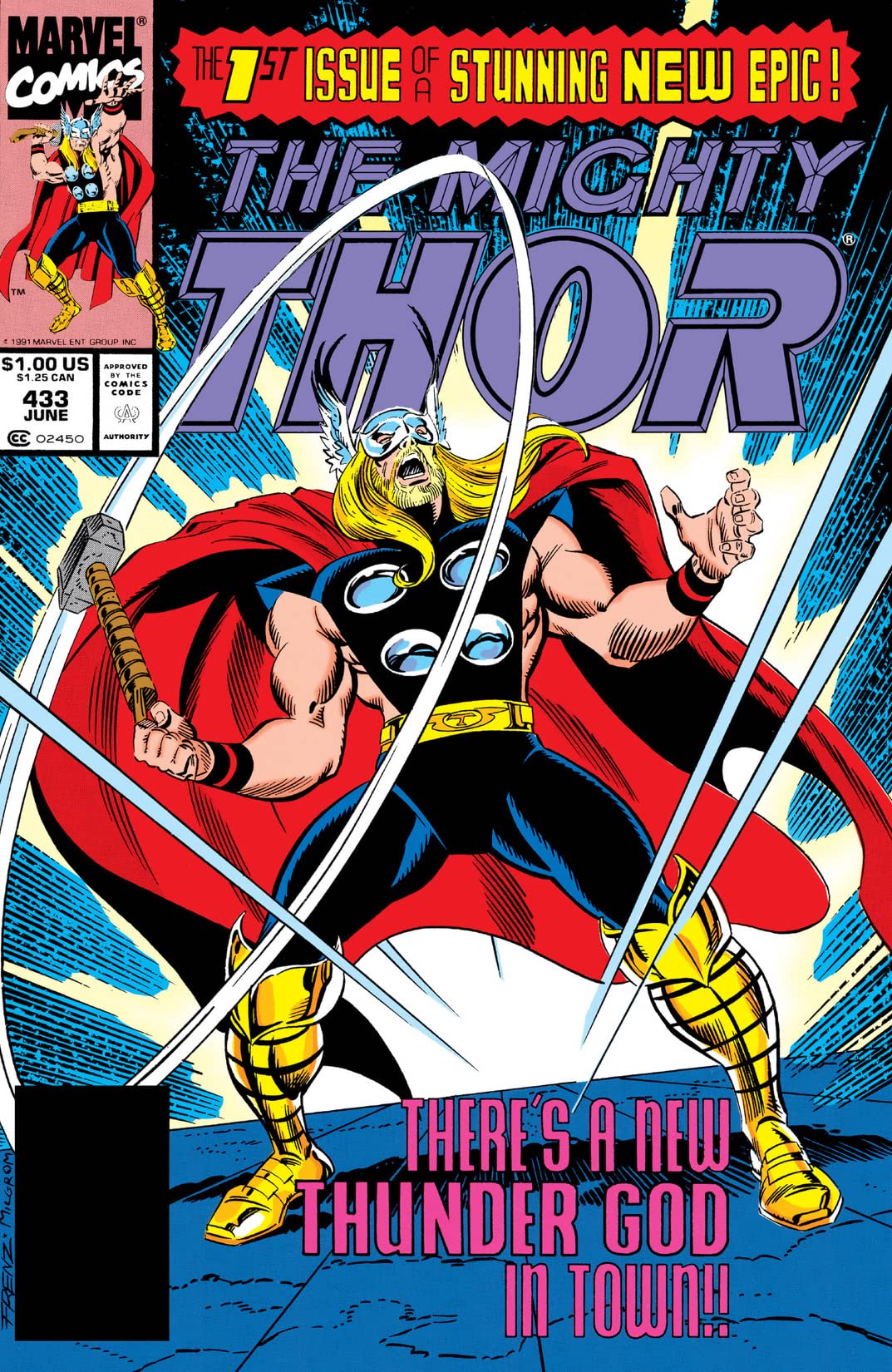 Thor #433 cover
