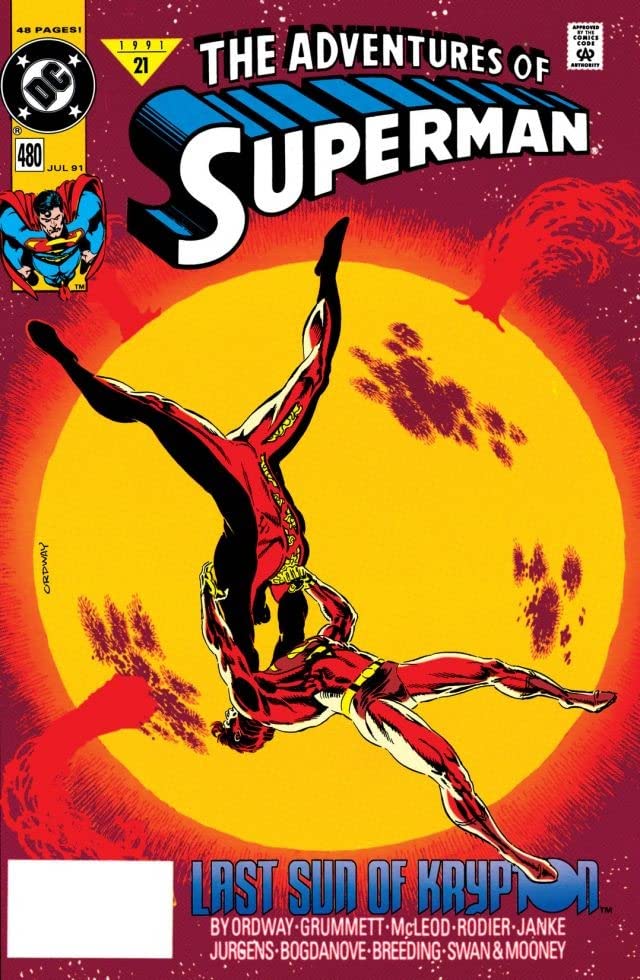 Adventures of Superman #480 cover