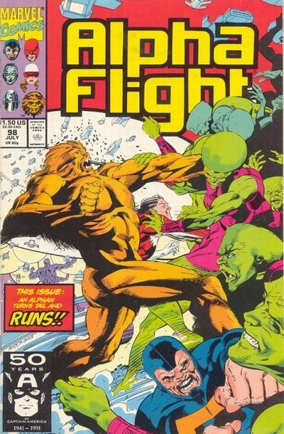 Alpha Flight #98 cover