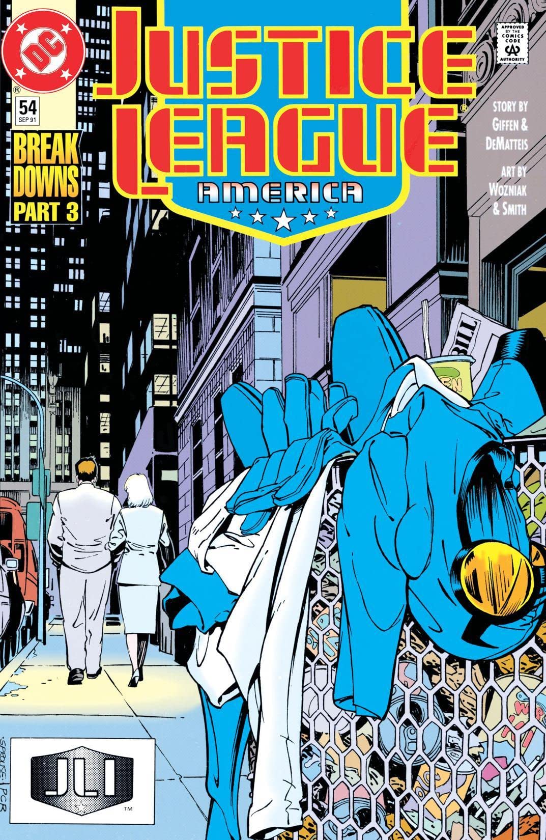 Justice League America #54 cover