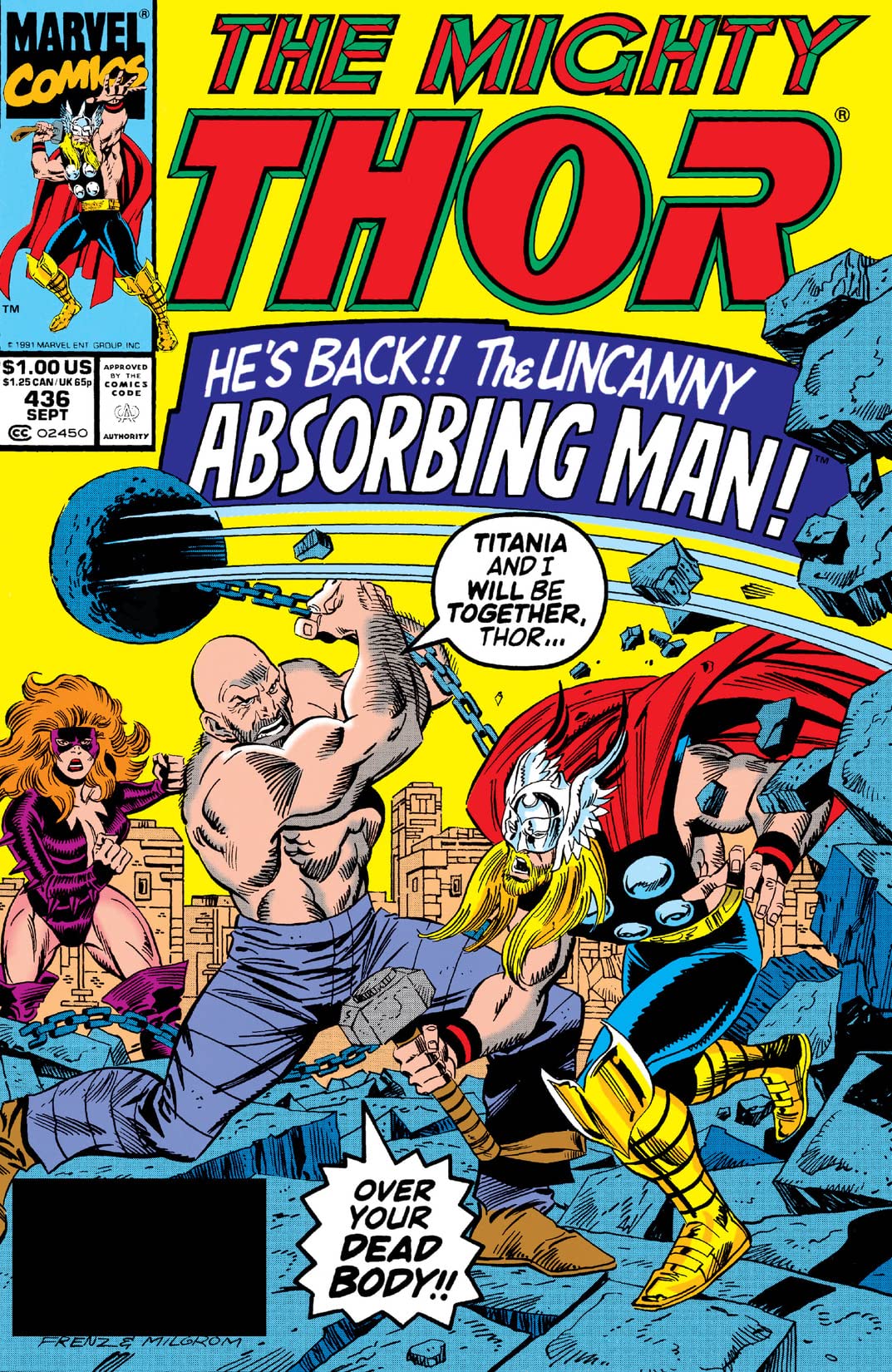 Thor #436 cover