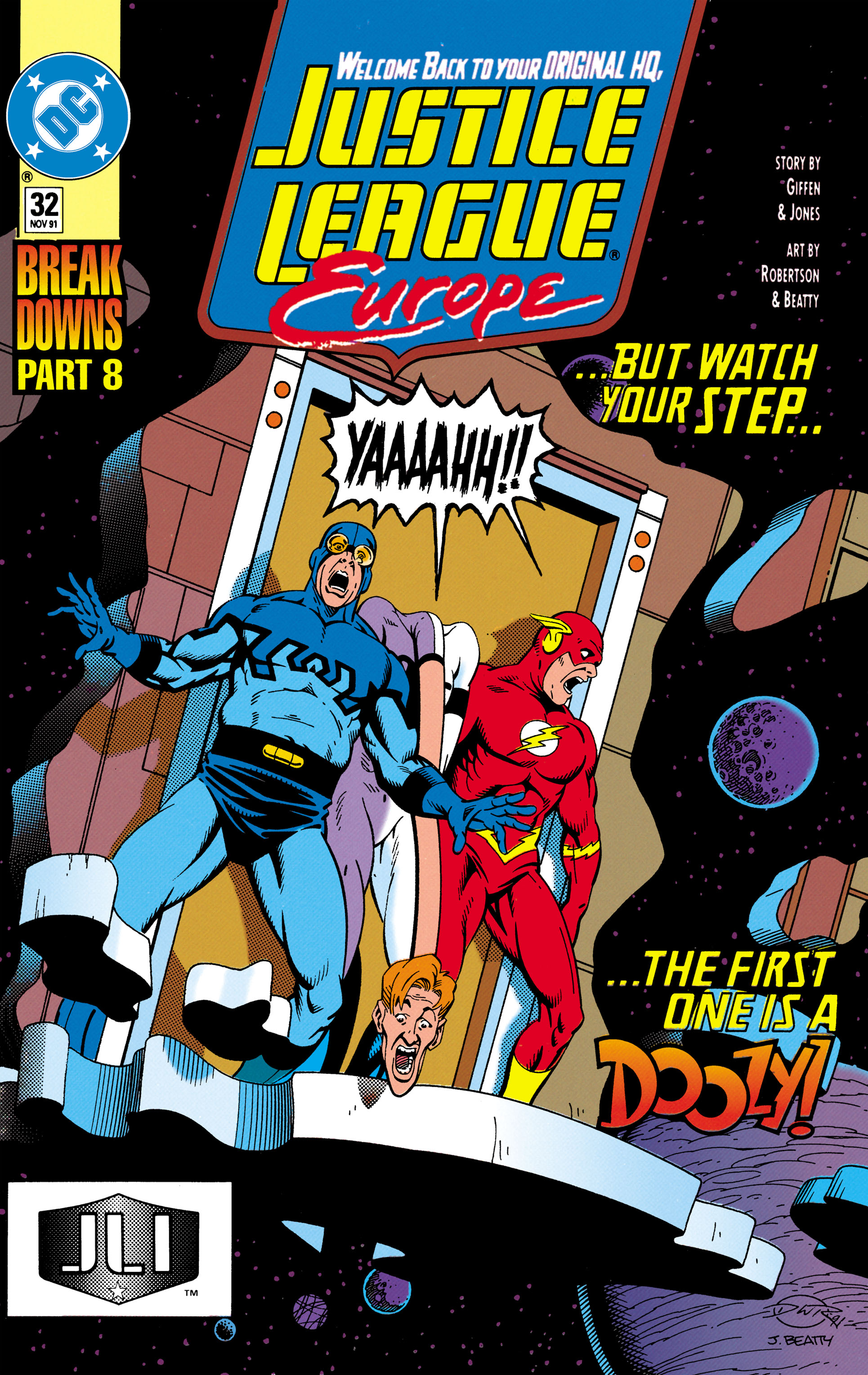 Justice League Europe #32 cover