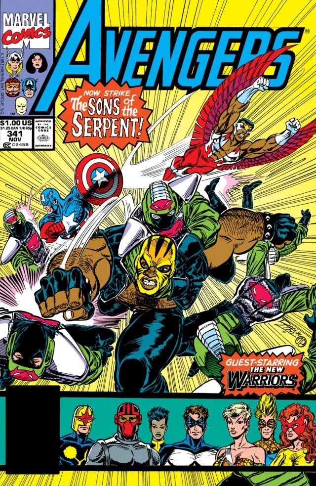 The Avengers #341 cover