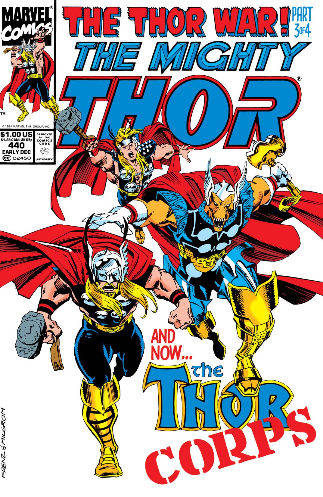 Thor #440 cover