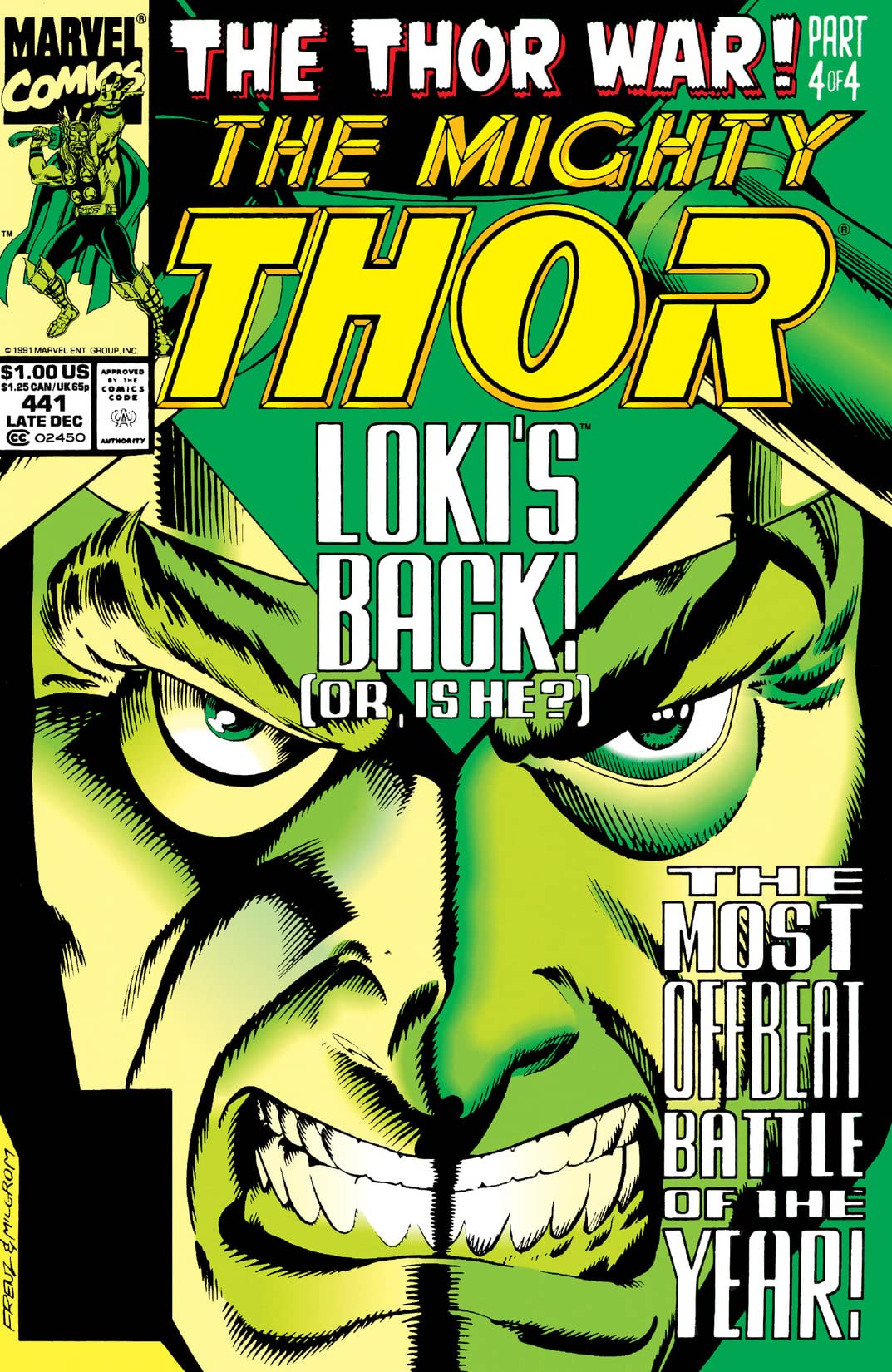 Thor #441 cover