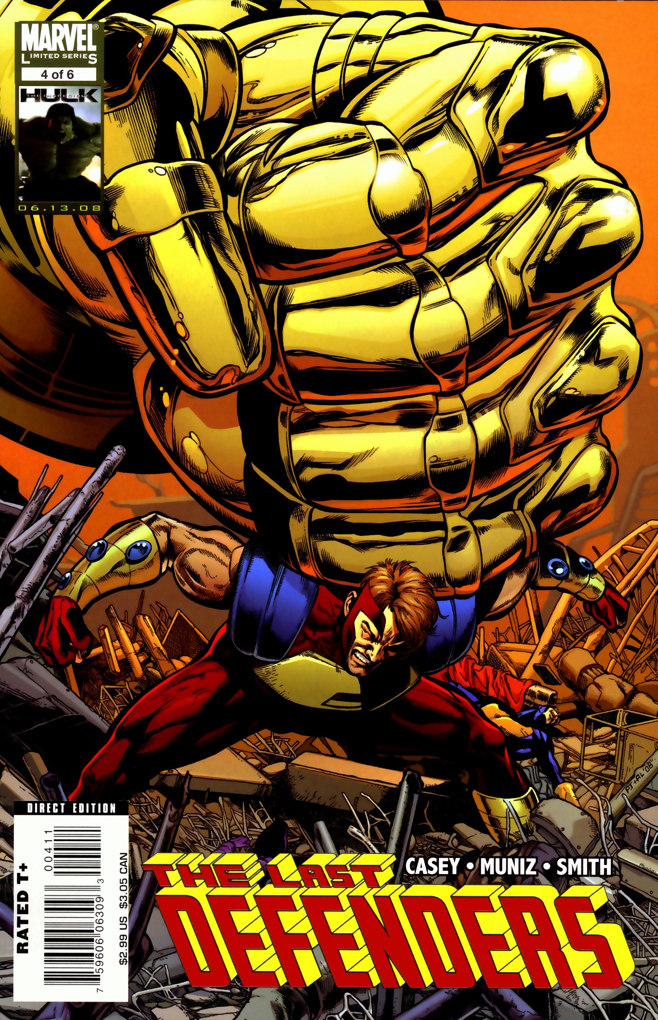 The Last Defenders #4 cover