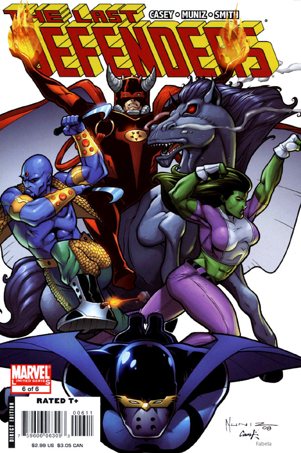 The Last Defenders #6 cover