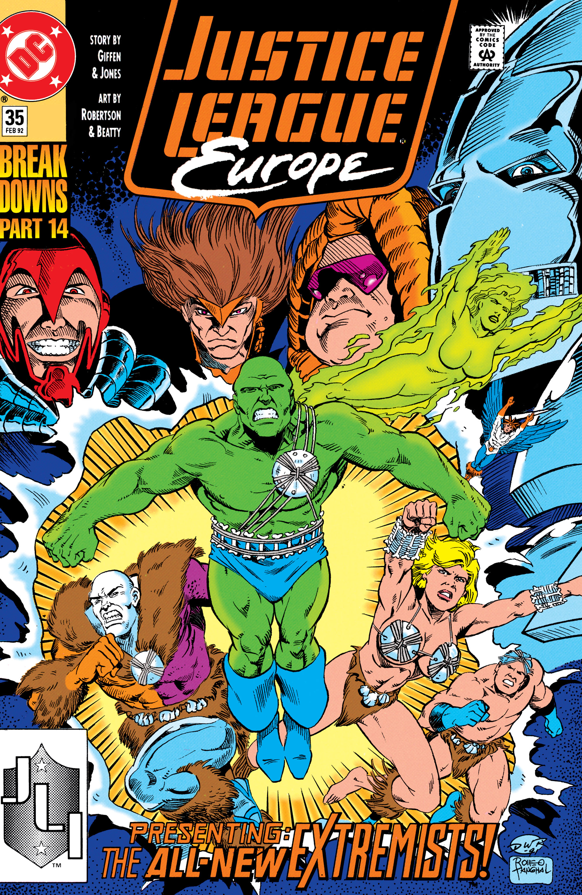 Justice League Europe #35 cover