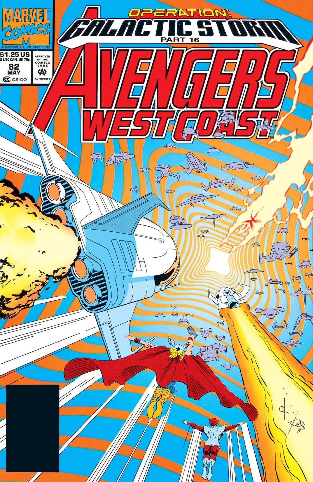 Avengers West Coast #82 cover