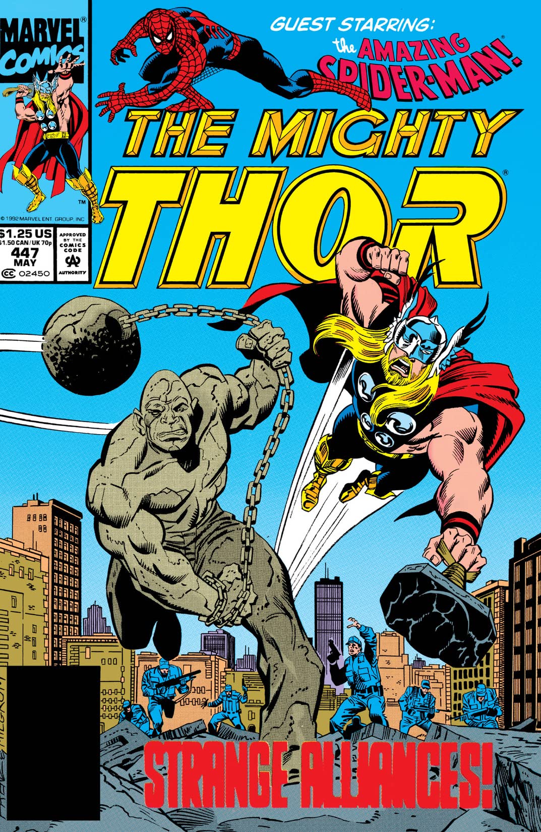 Thor #447 cover