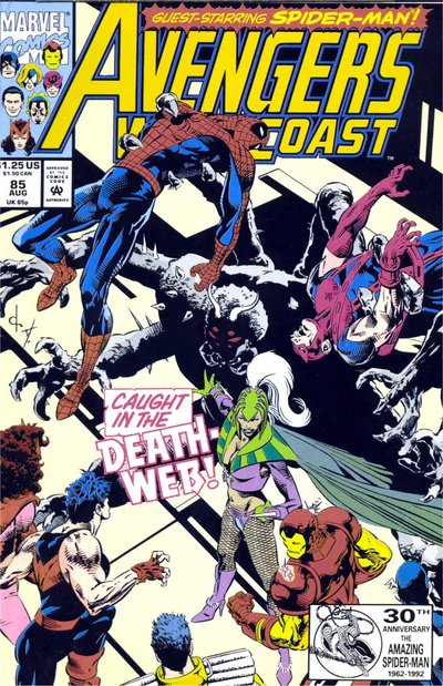 Avengers West Coast #85 cover