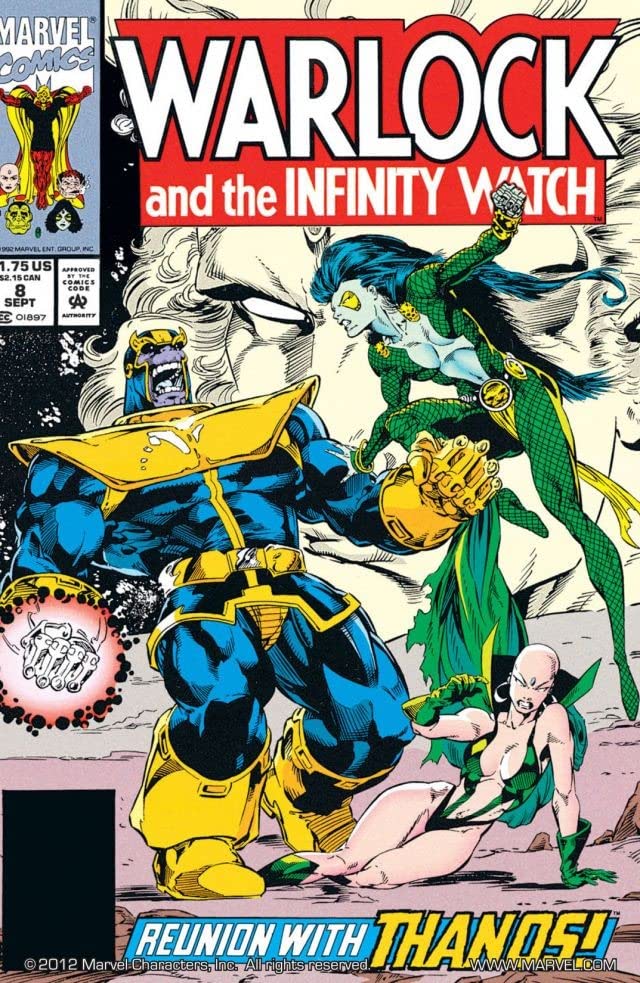 Warlock and the Infinity Watch #8 cover