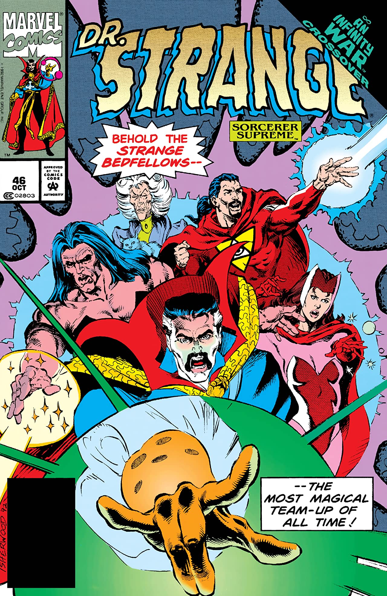 Doctor Strange, Sorcerer Supreme #46 cover