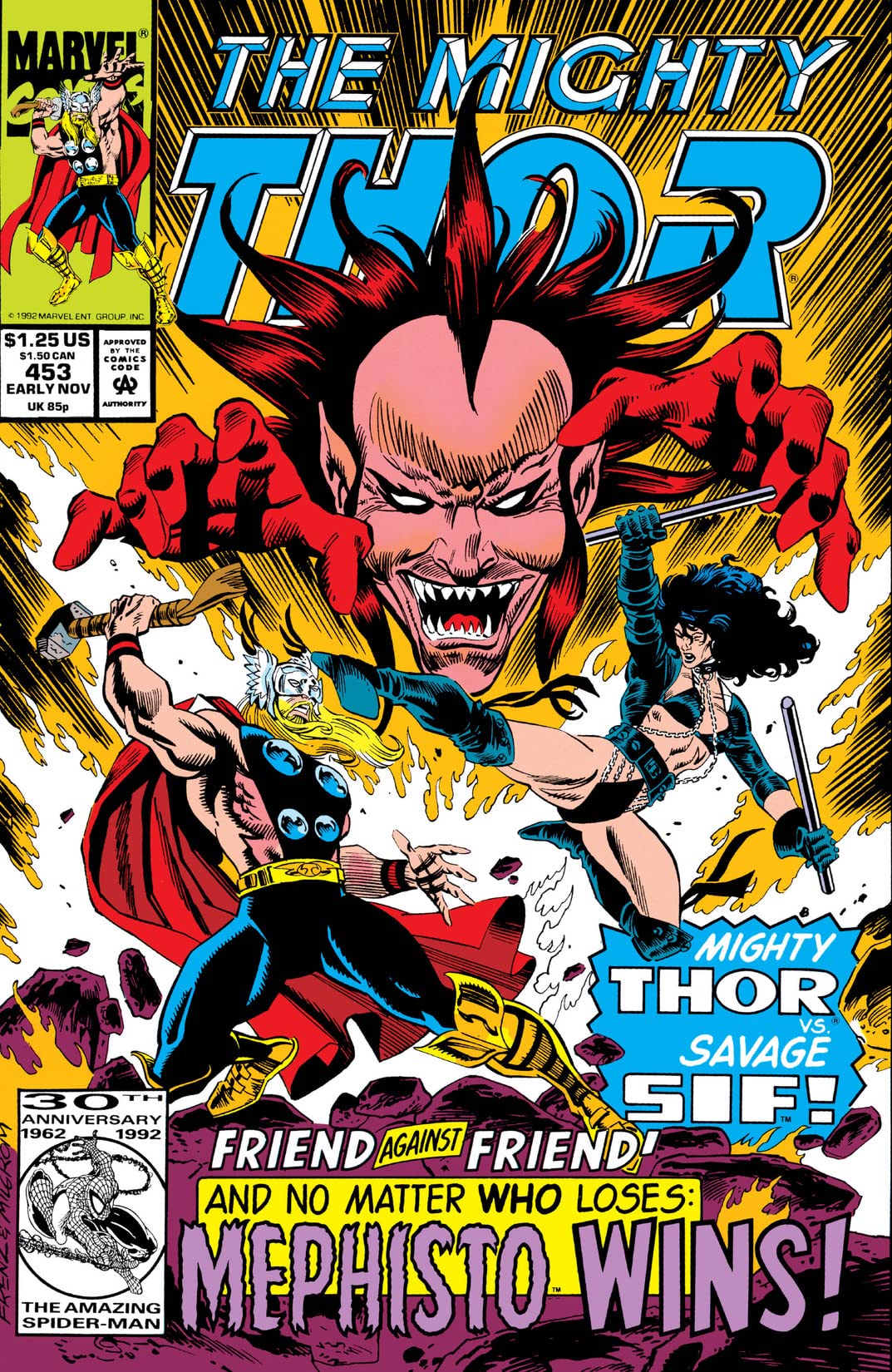 Thor #453 cover