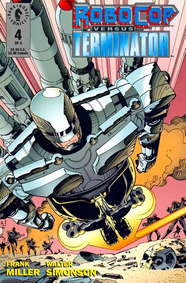 RoboCop versus the Terminator #4 cover