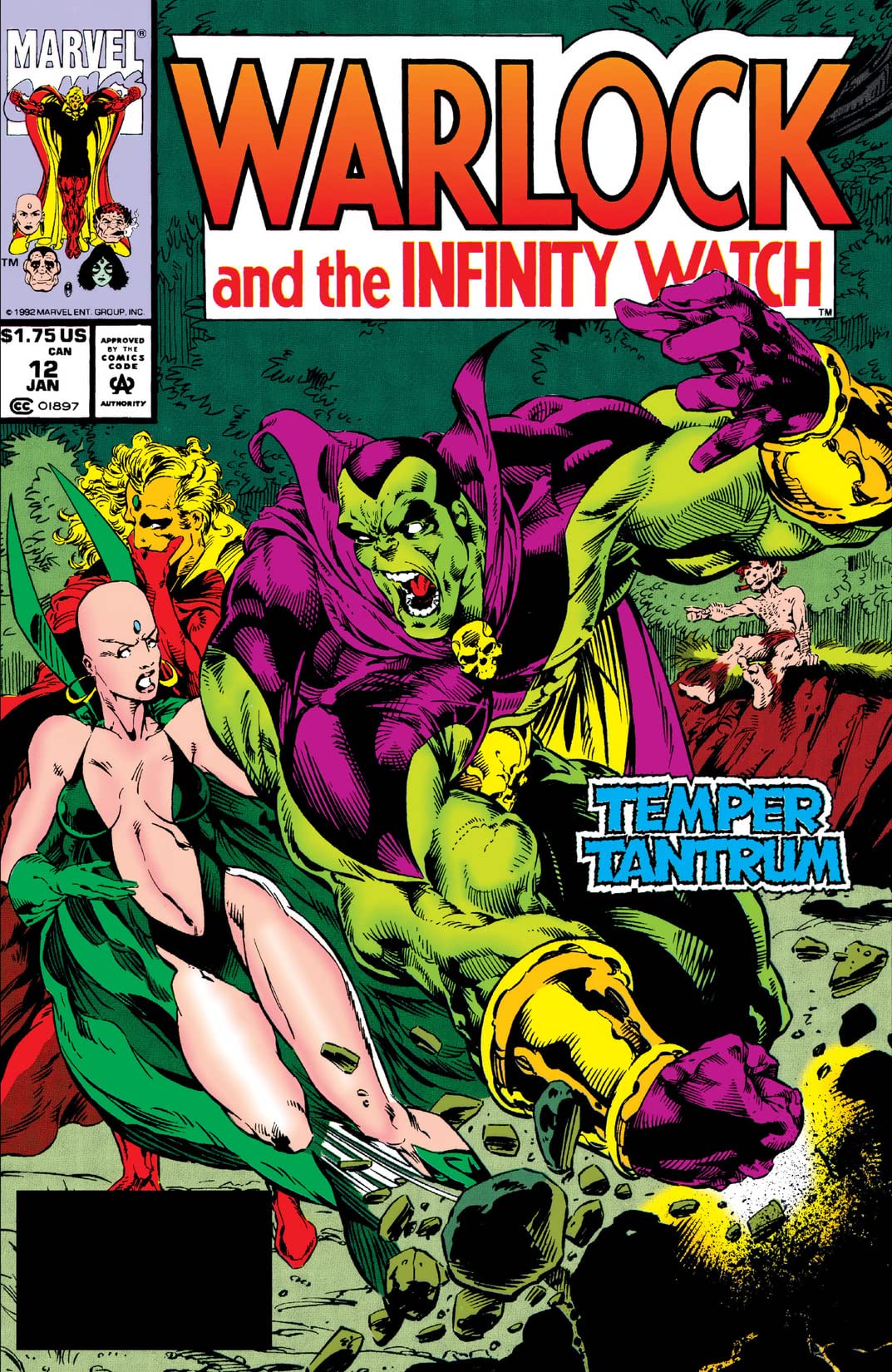 Warlock and the Infinity Watch #12 cover