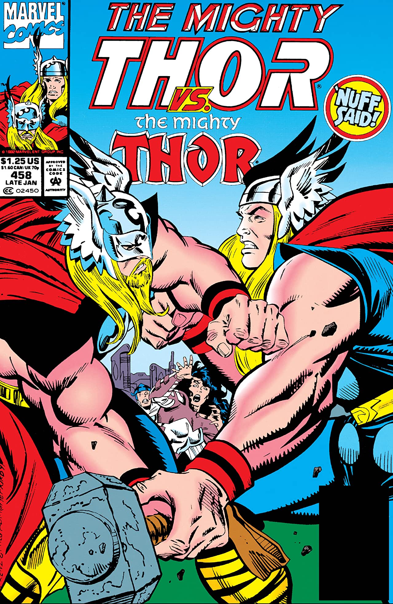 Thor #458 cover