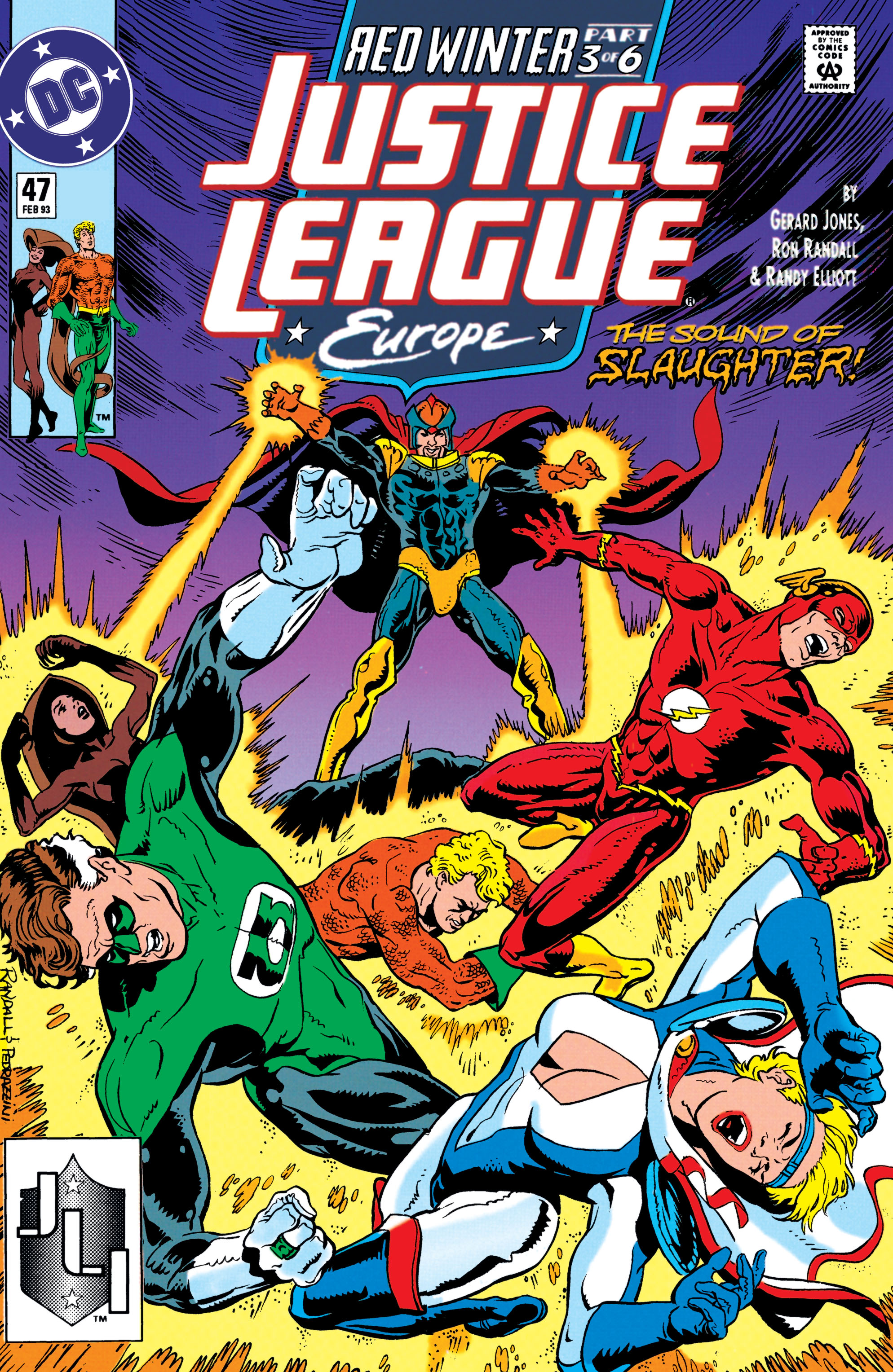 Justice League Europe #47 cover