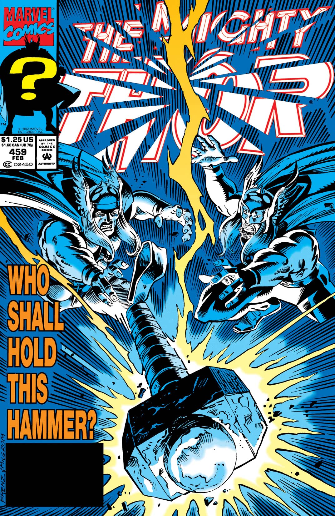 Thor #459 cover