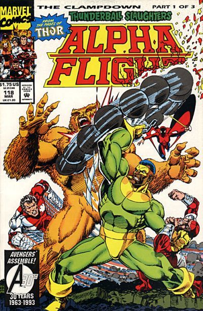 Alpha Flight #118 cover
