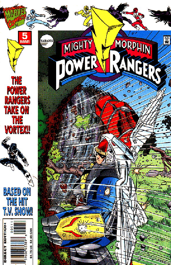 Saban's Mighty Morphin Power Rangers #5 cover