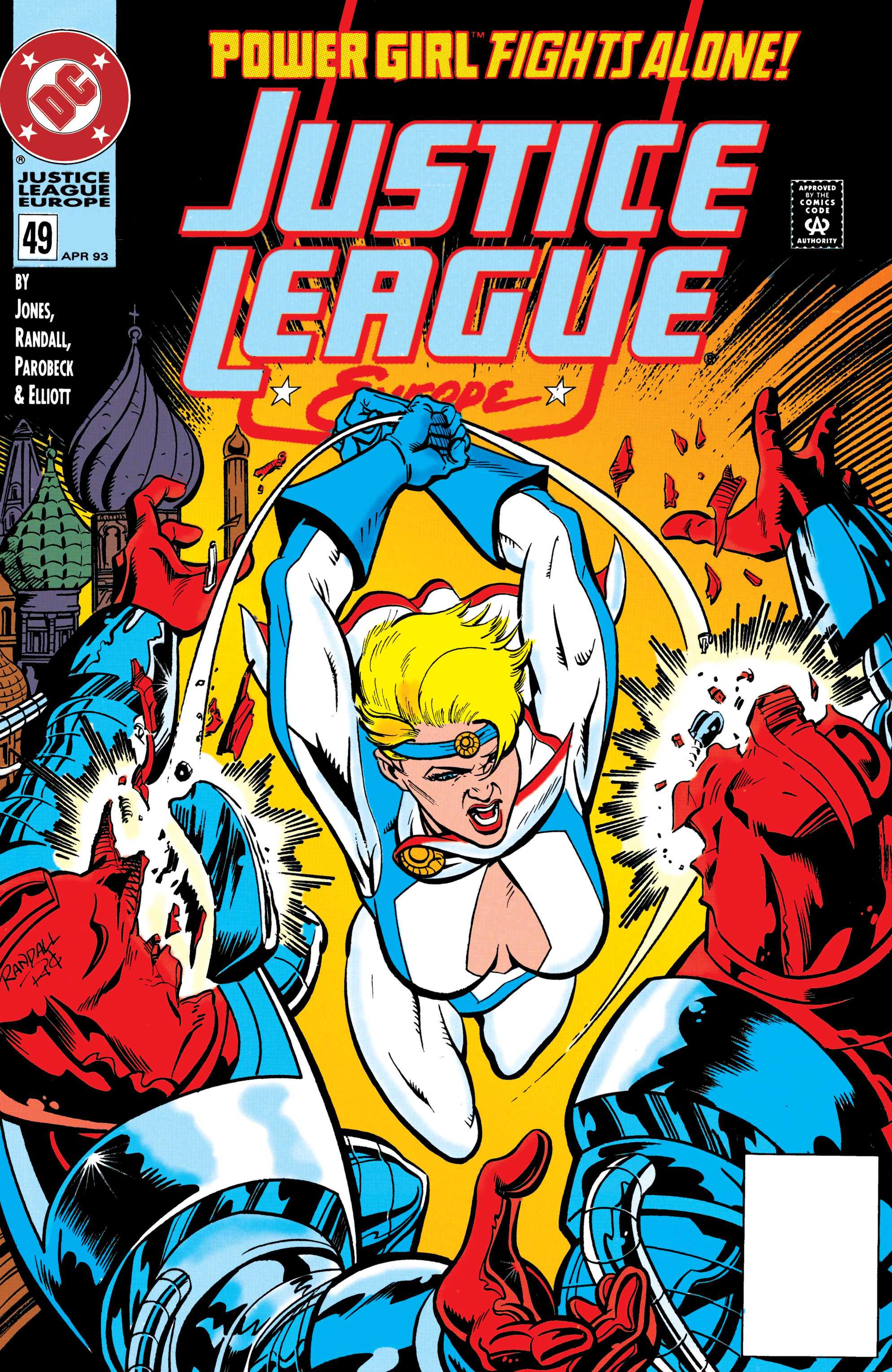 Justice League Europe #49 cover