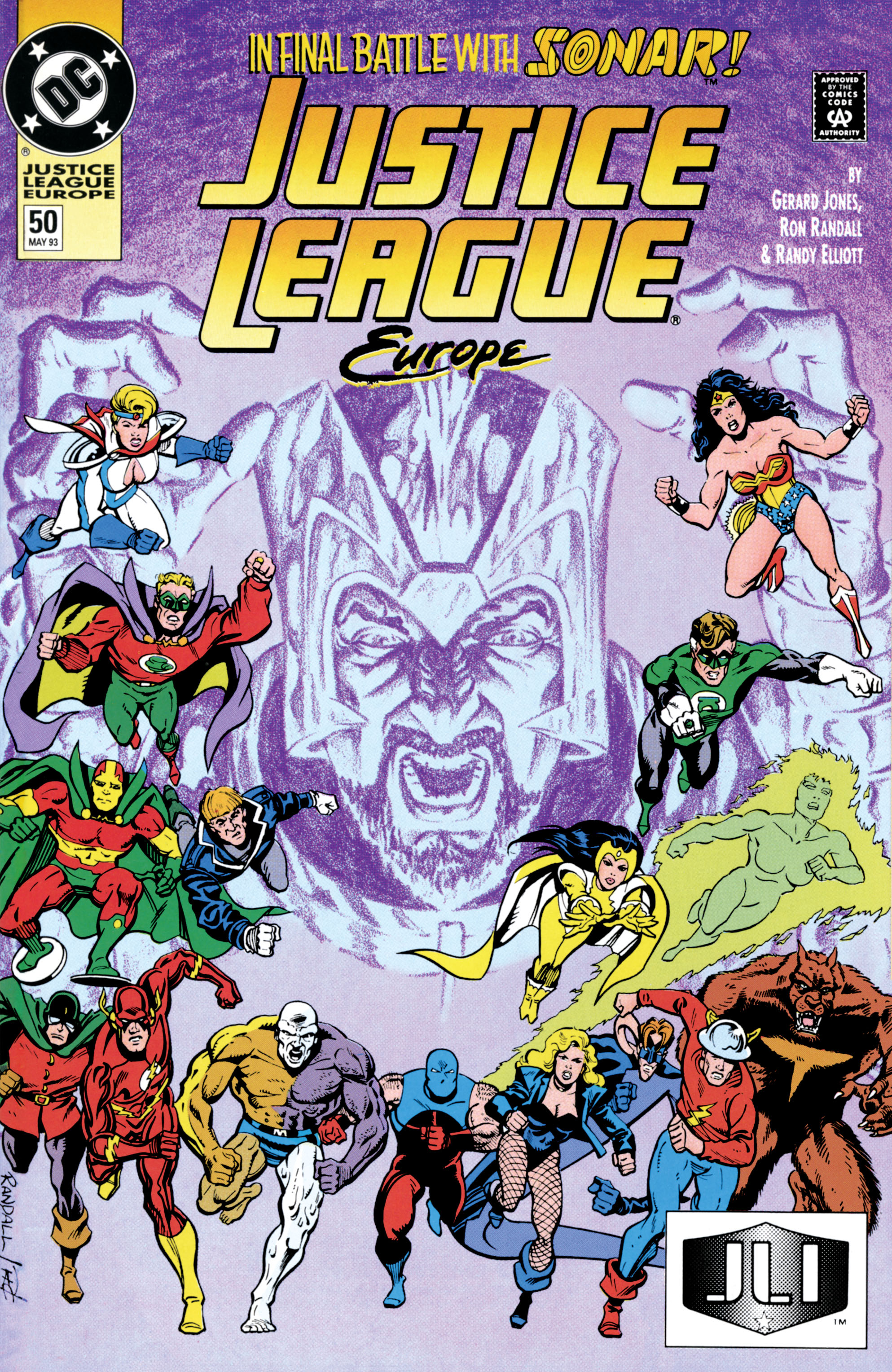 Justice League Europe #50 cover
