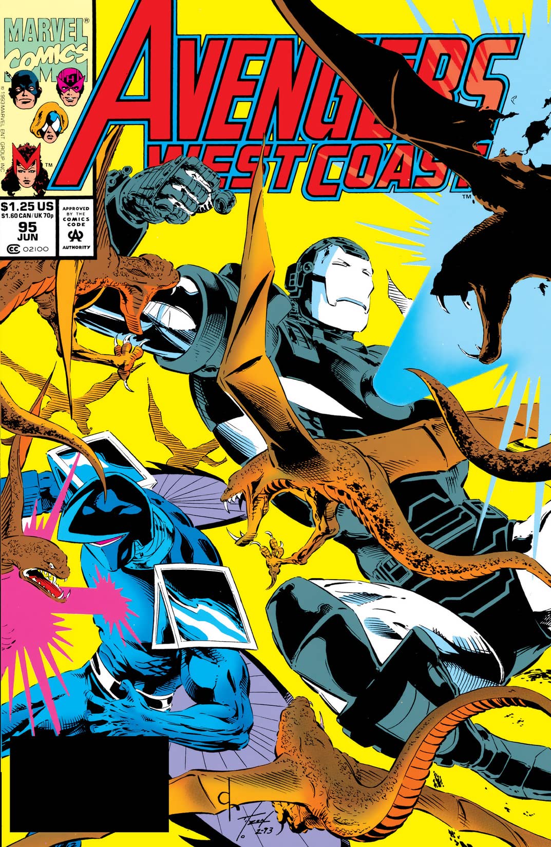 Avengers West Coast #95 cover