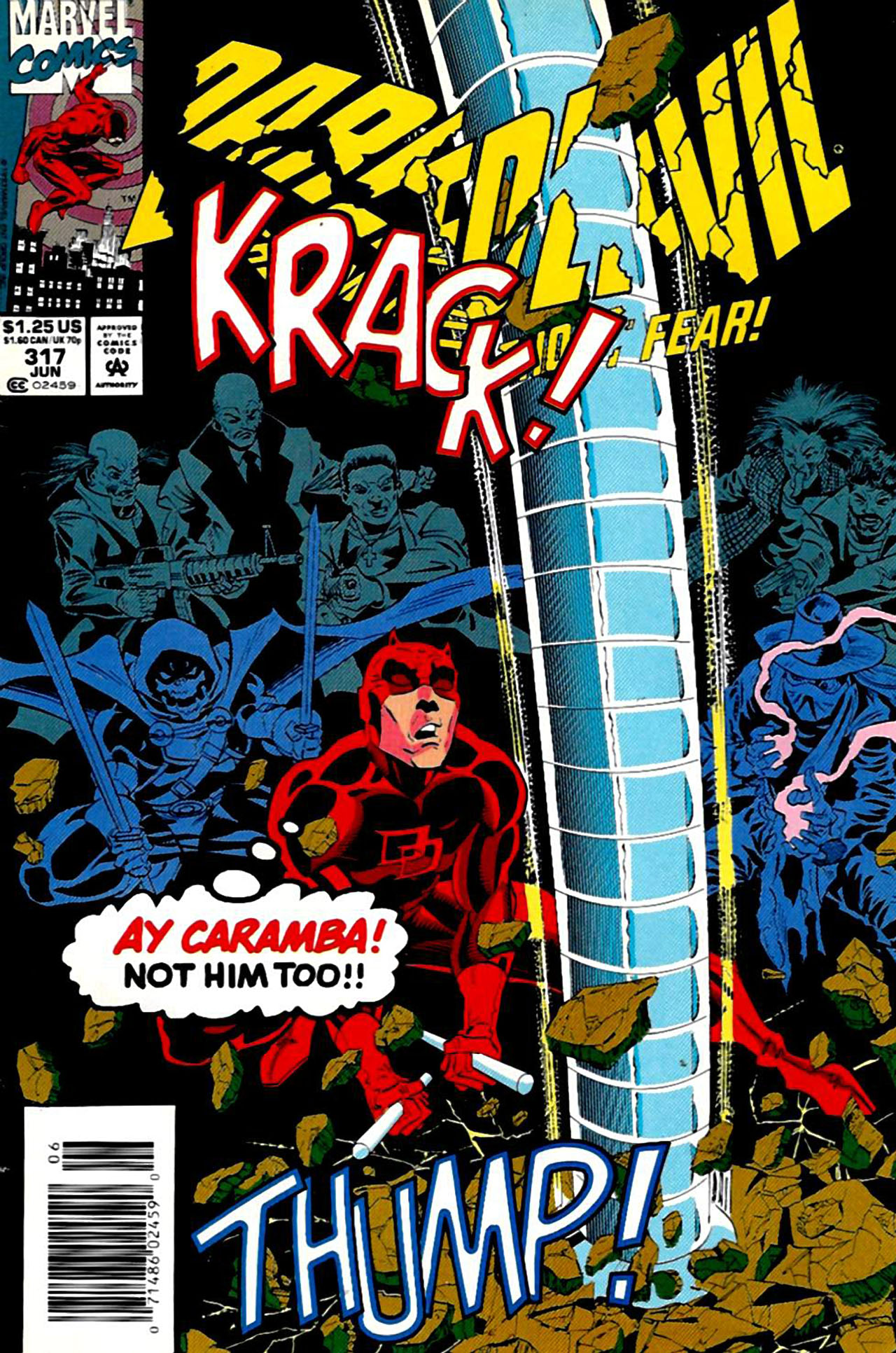 Daredevil #317 cover