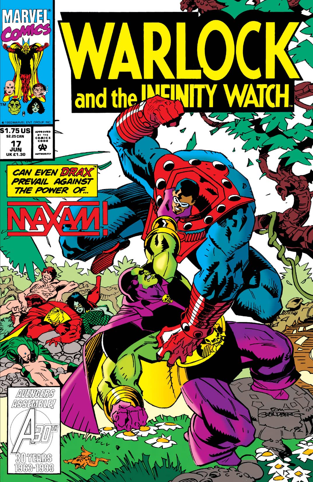 Warlock and the Infinity Watch #17 cover