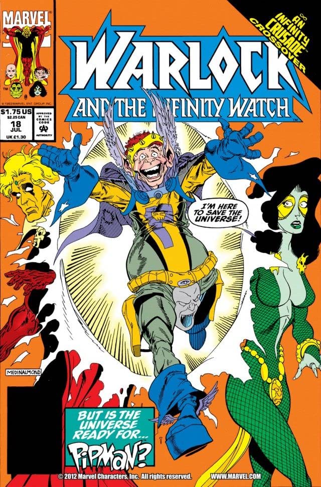 Warlock and the Infinity Watch #18 cover