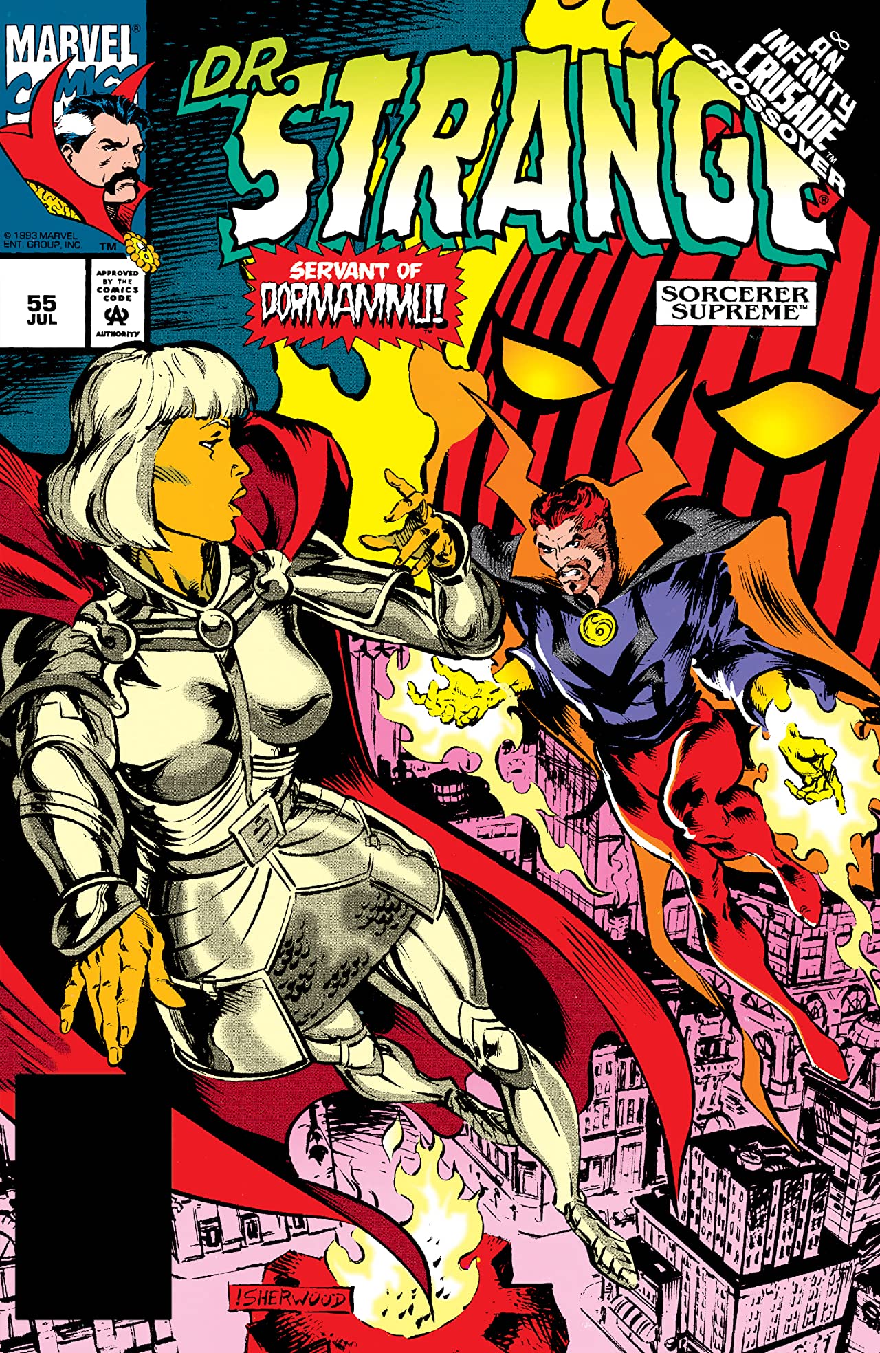 Doctor Strange, Sorcerer Supreme #55 cover