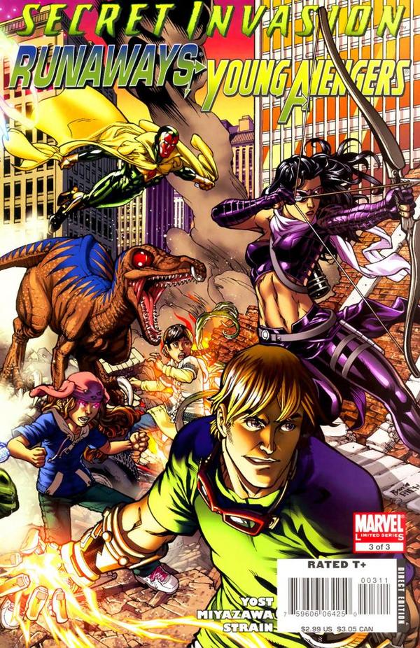 Secret Invasion: Runaways / Young Avengers #3 cover