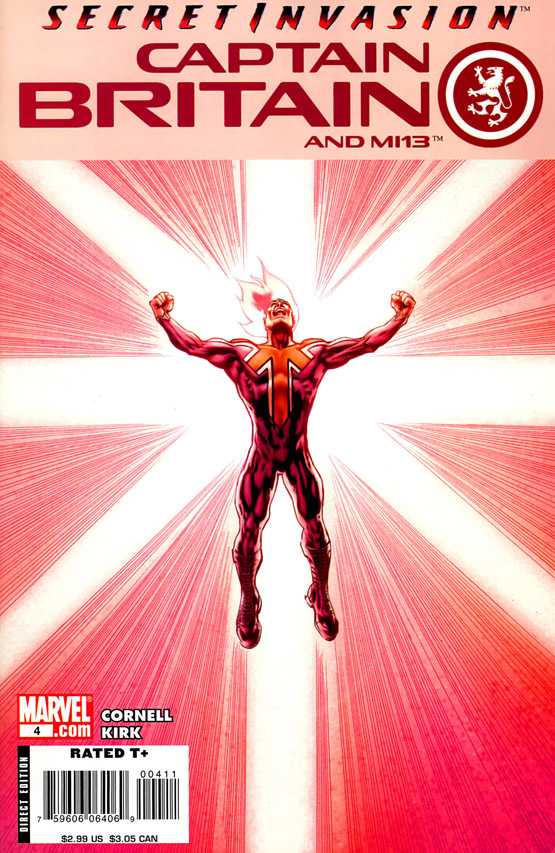 Captain Britain and MI13 #4 cover