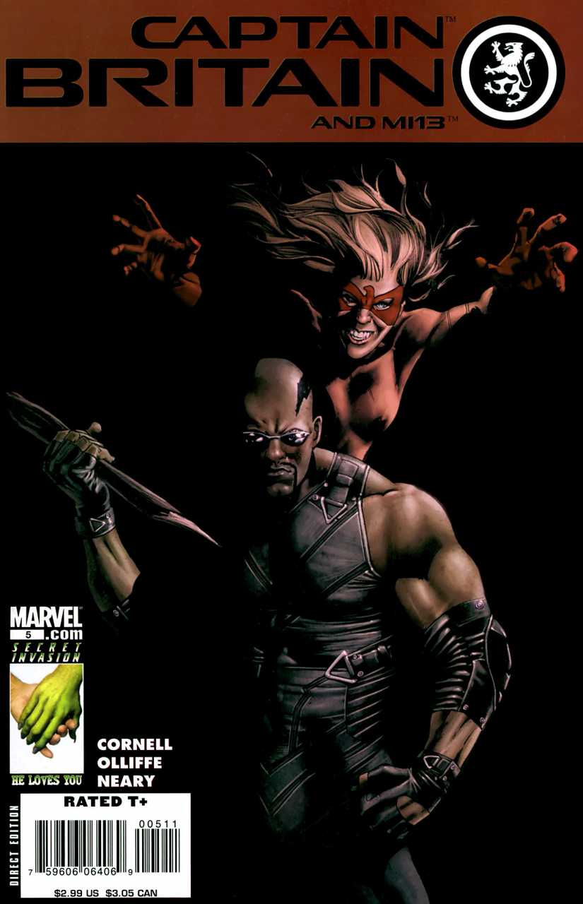 Captain Britain and MI13 #5 cover