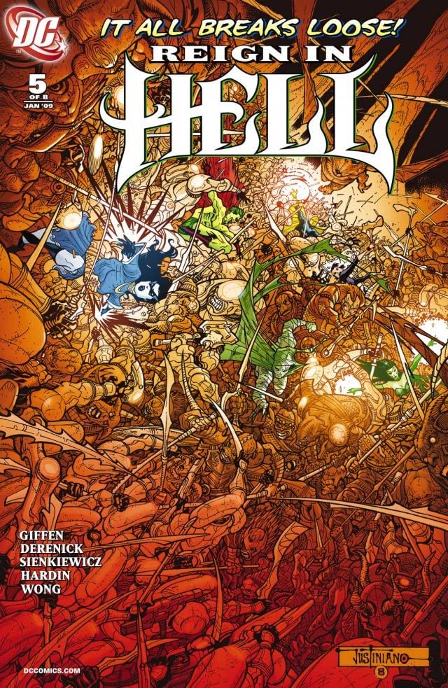 Reign in Hell #5 cover