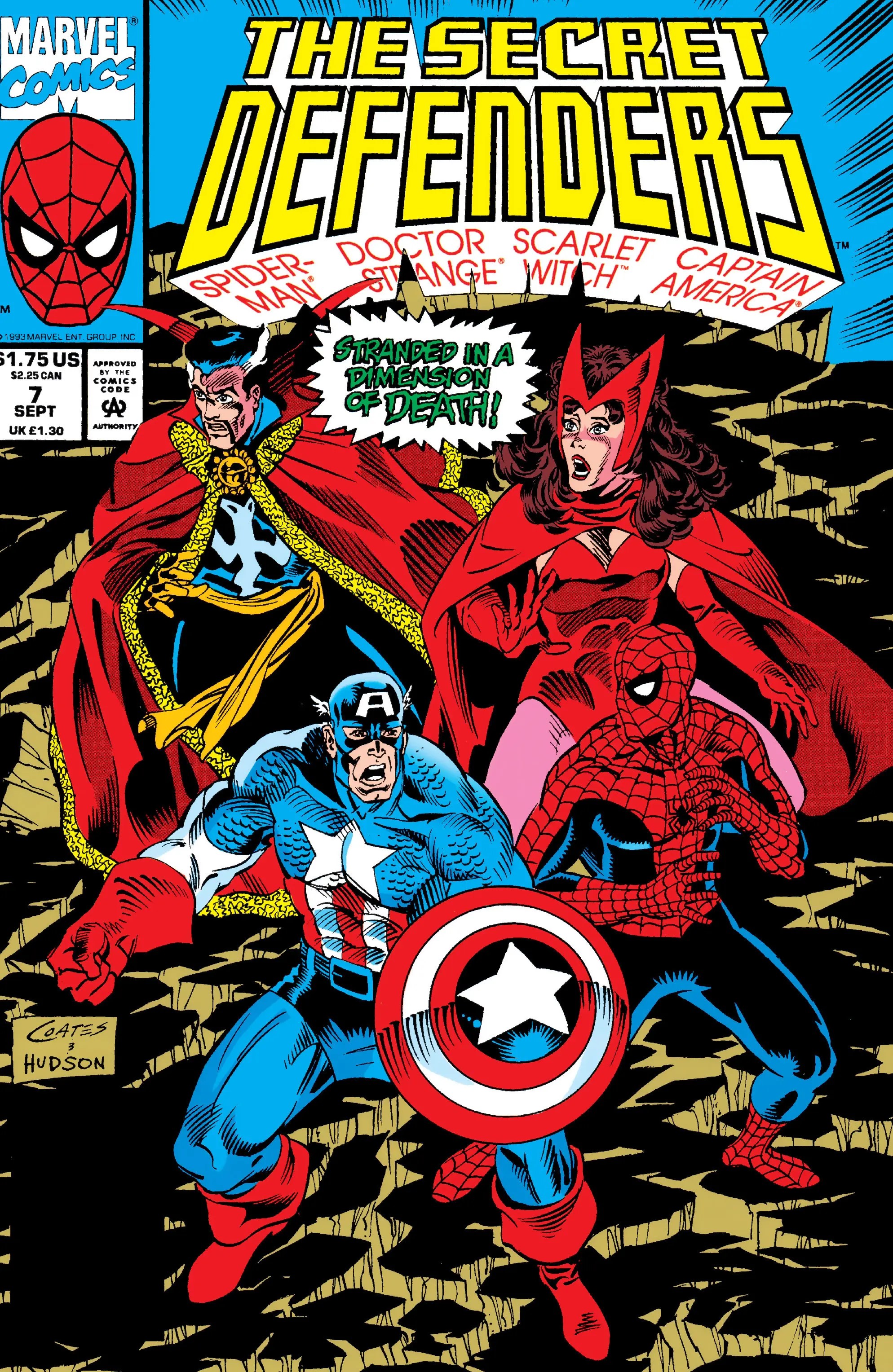 The Secret Defenders #7 cover